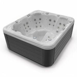4 Seats + Full Lounger • Compact & Versatile • Plug & Play Hot Tub - elitewellnesshq Wellis Swim Spa SPA-WM00711SFCSMG25