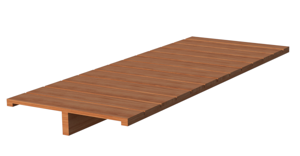 35-1/2" x 75-1/2" (192cm) Sauna Floor