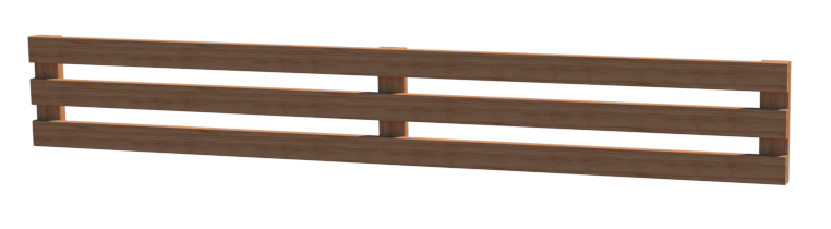75-1/2" (161cm) Signature Back Rest (3pcs 1x3)