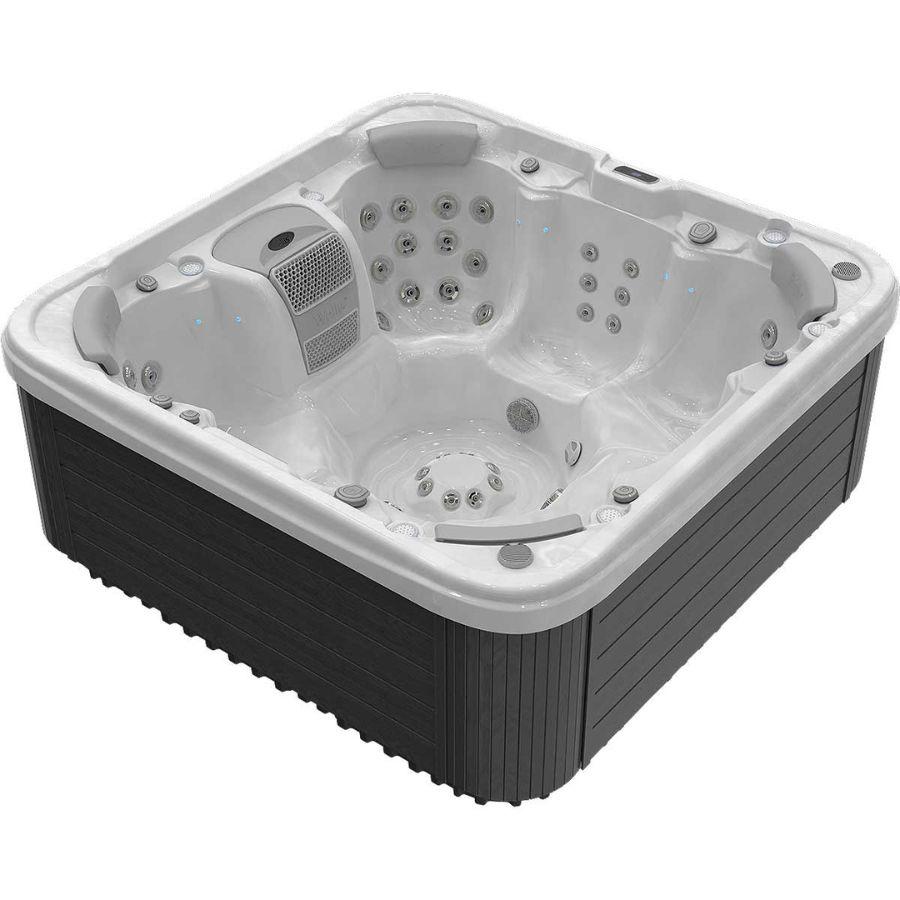 6 - Seat Hot Tub • 45 Powerful Jets • Ozone Disinfection Technology - elitewellnesshq Luxury Swim Spas SPA-WM00713FCSMG25