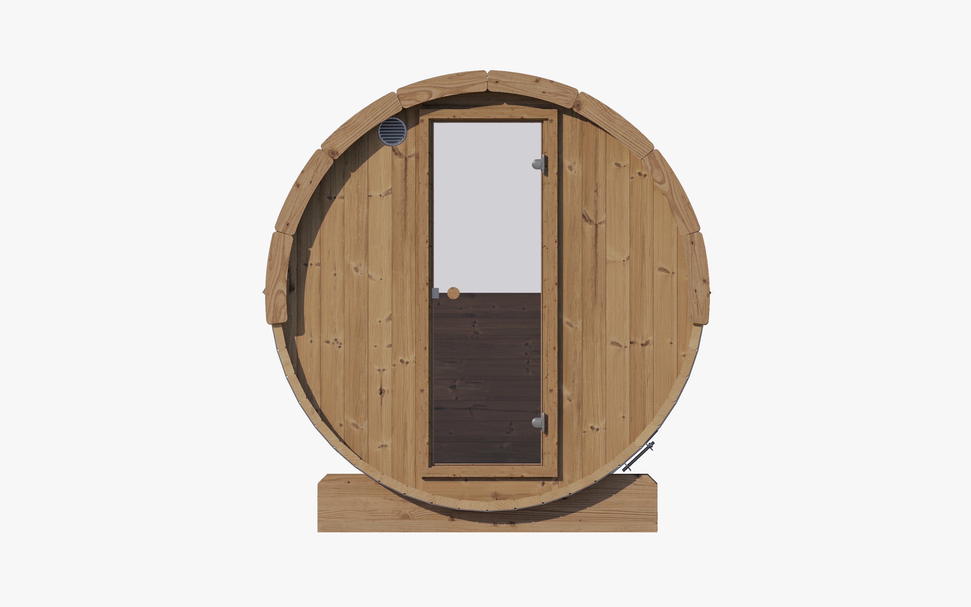 SaunaLife Model E6W ERGO-Series Premium Outdoor Sauna