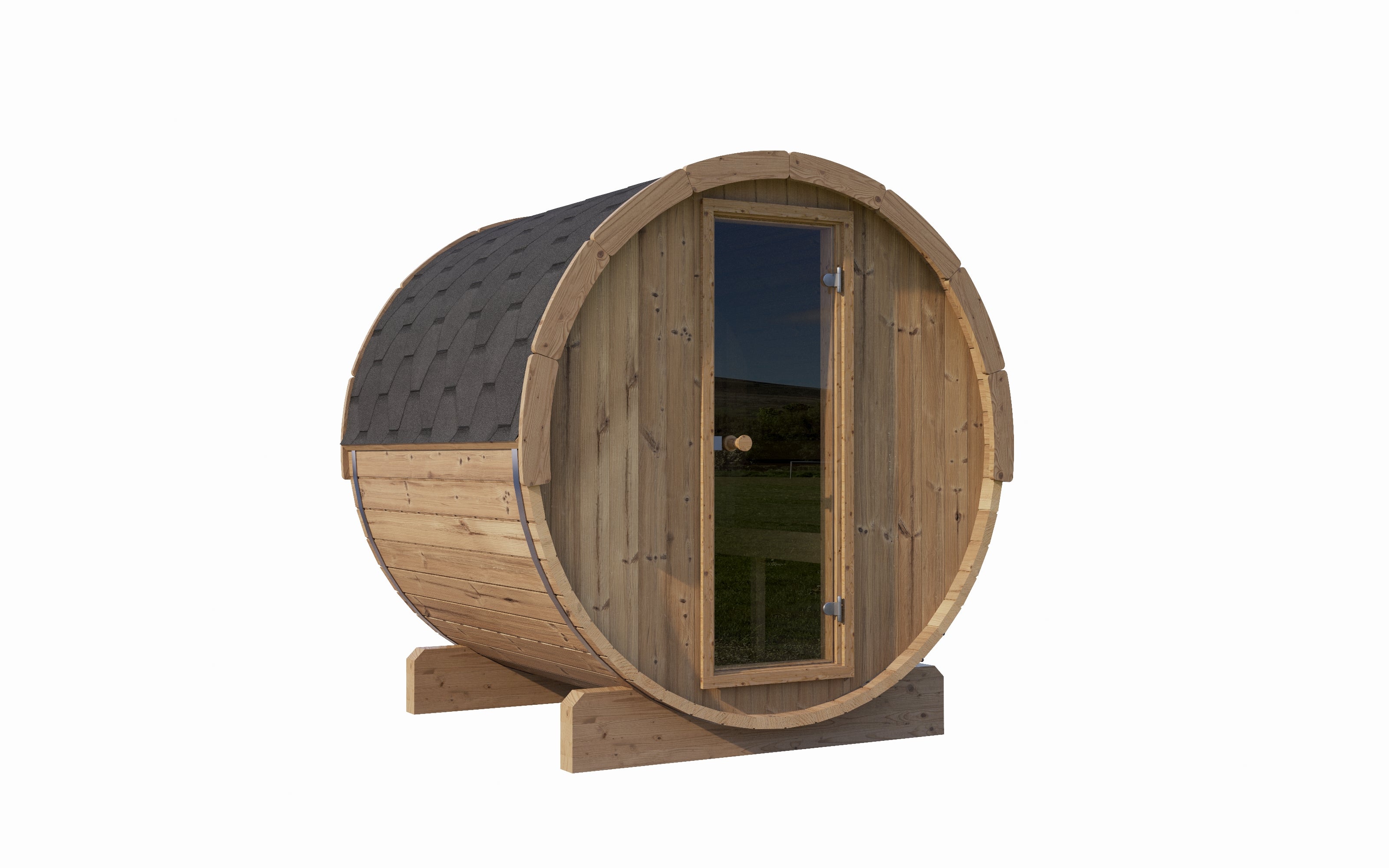 SaunaLife E7 ERGO-Series, Outdoor Barrel Sauna