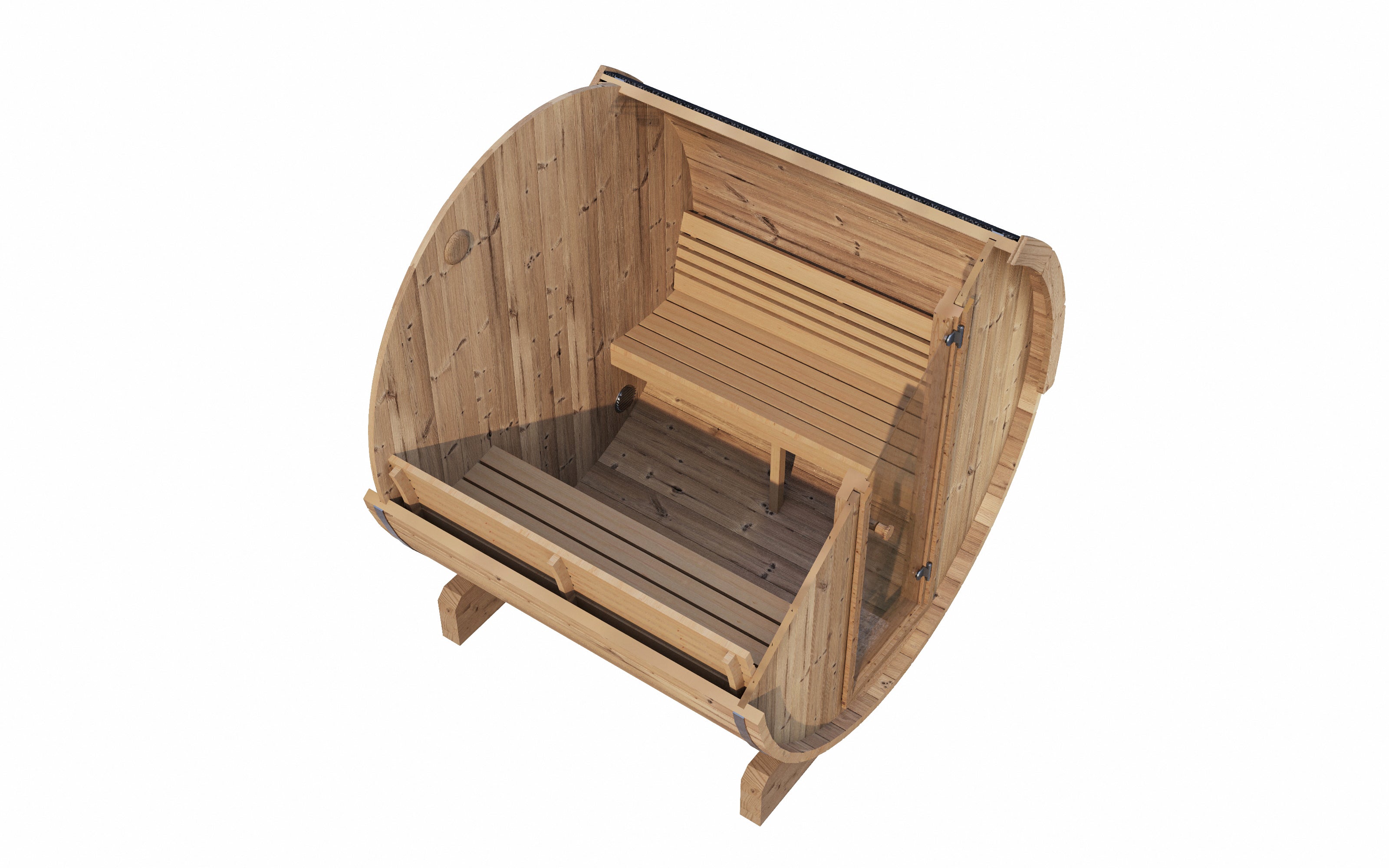 SaunaLife E7 ERGO-Series, Outdoor Barrel Sauna