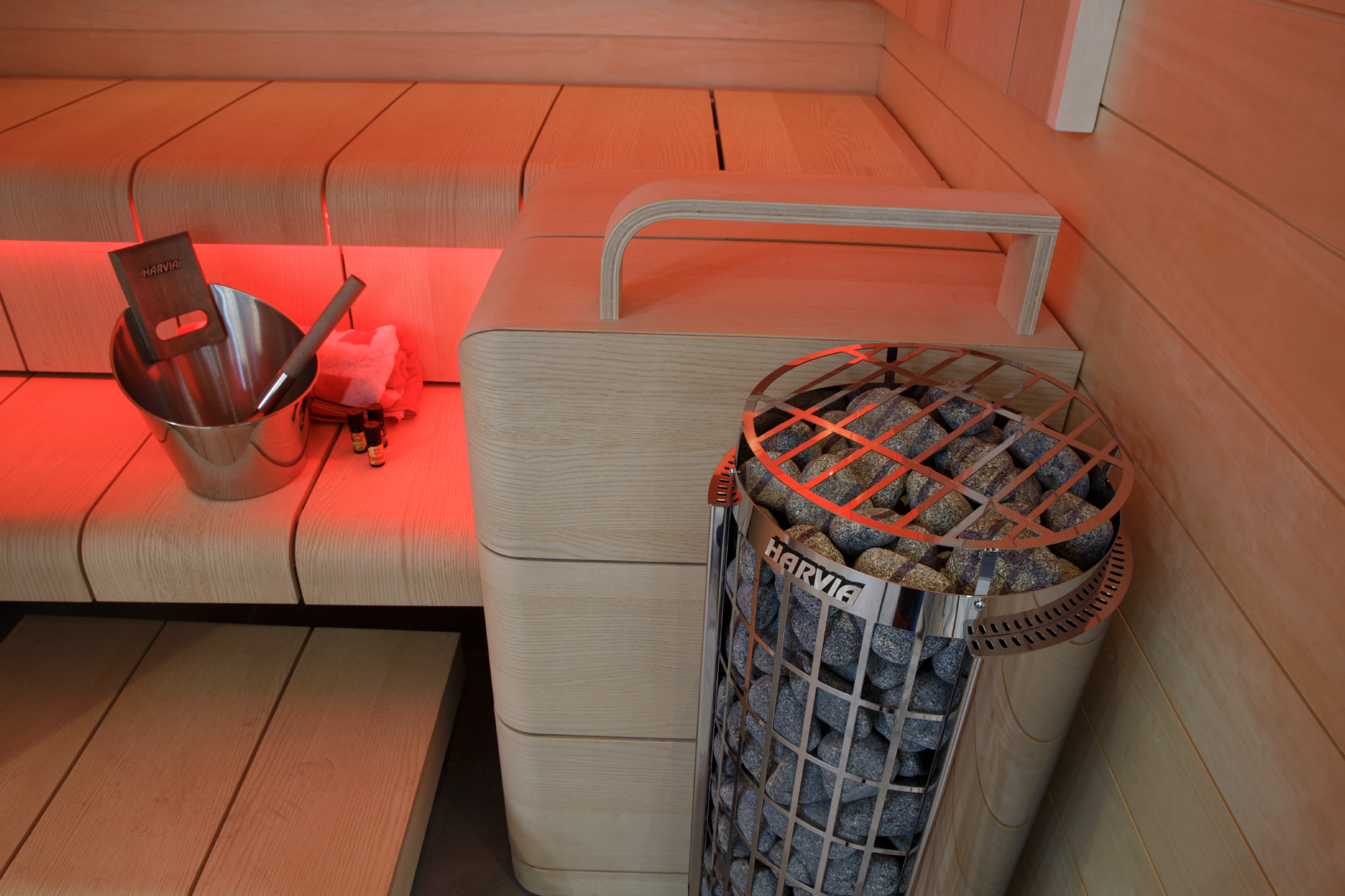 Harvia Cilindro PC110E 11 kW Stainless Steel Sauna Heater