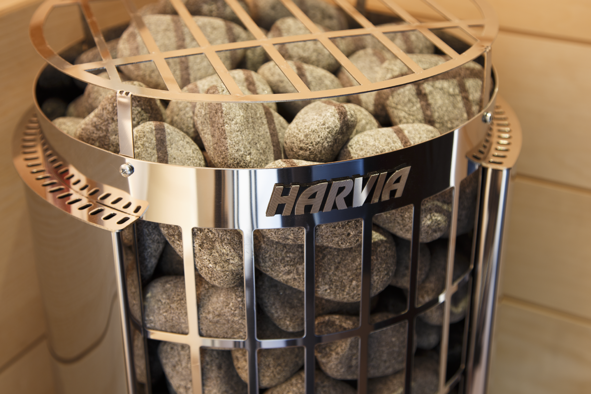 Harvia Cilindro PC90E 9 kW Stainless Steel Sauna Heater