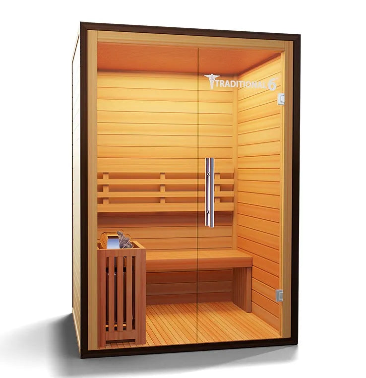 Traditional 3 Person Steam Sauna