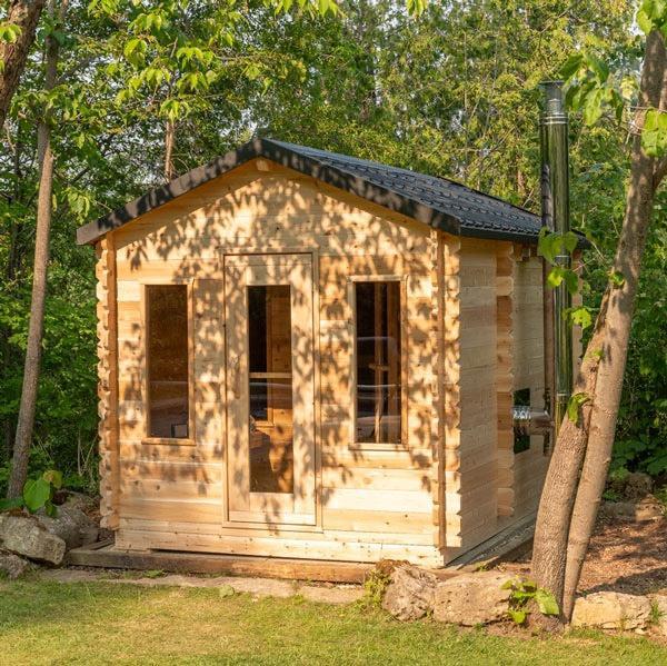 Leisure Craft CT Georgian Cabin Sauna with Changeroom