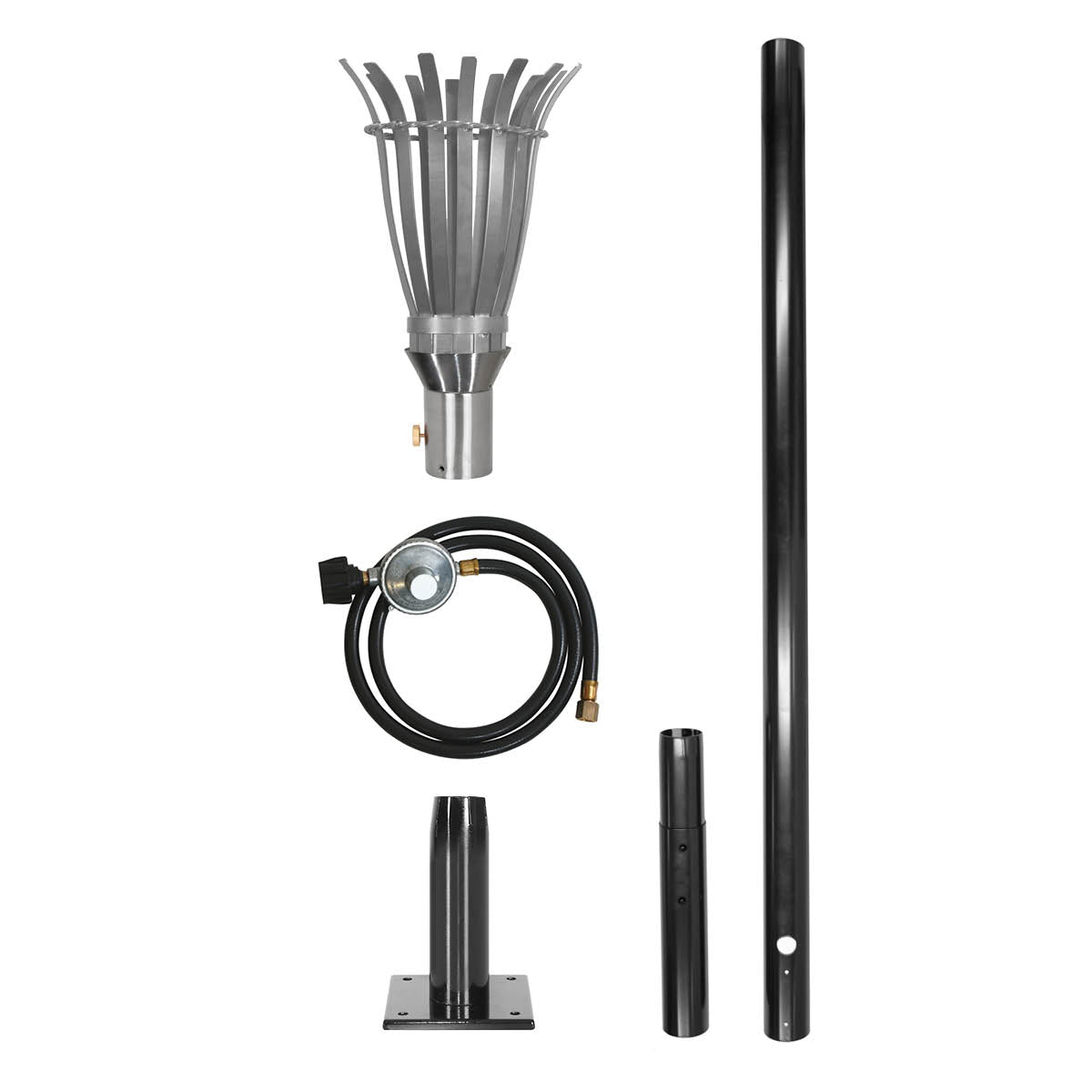 Urn Original TOP Torch & Post Complete - Stainless Steel - Liquid Propane
