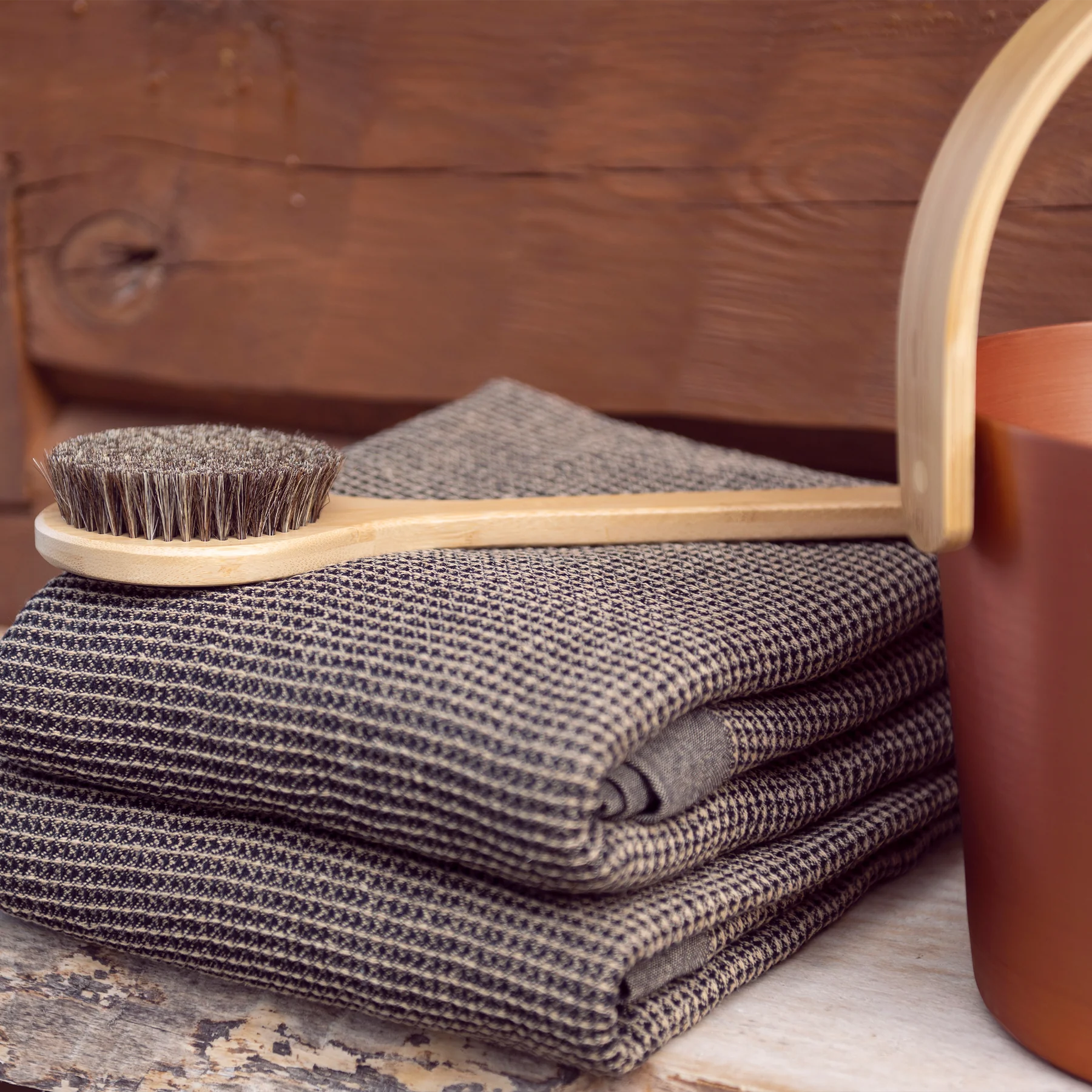 Rento Bamboo Bath Brush by Amerec