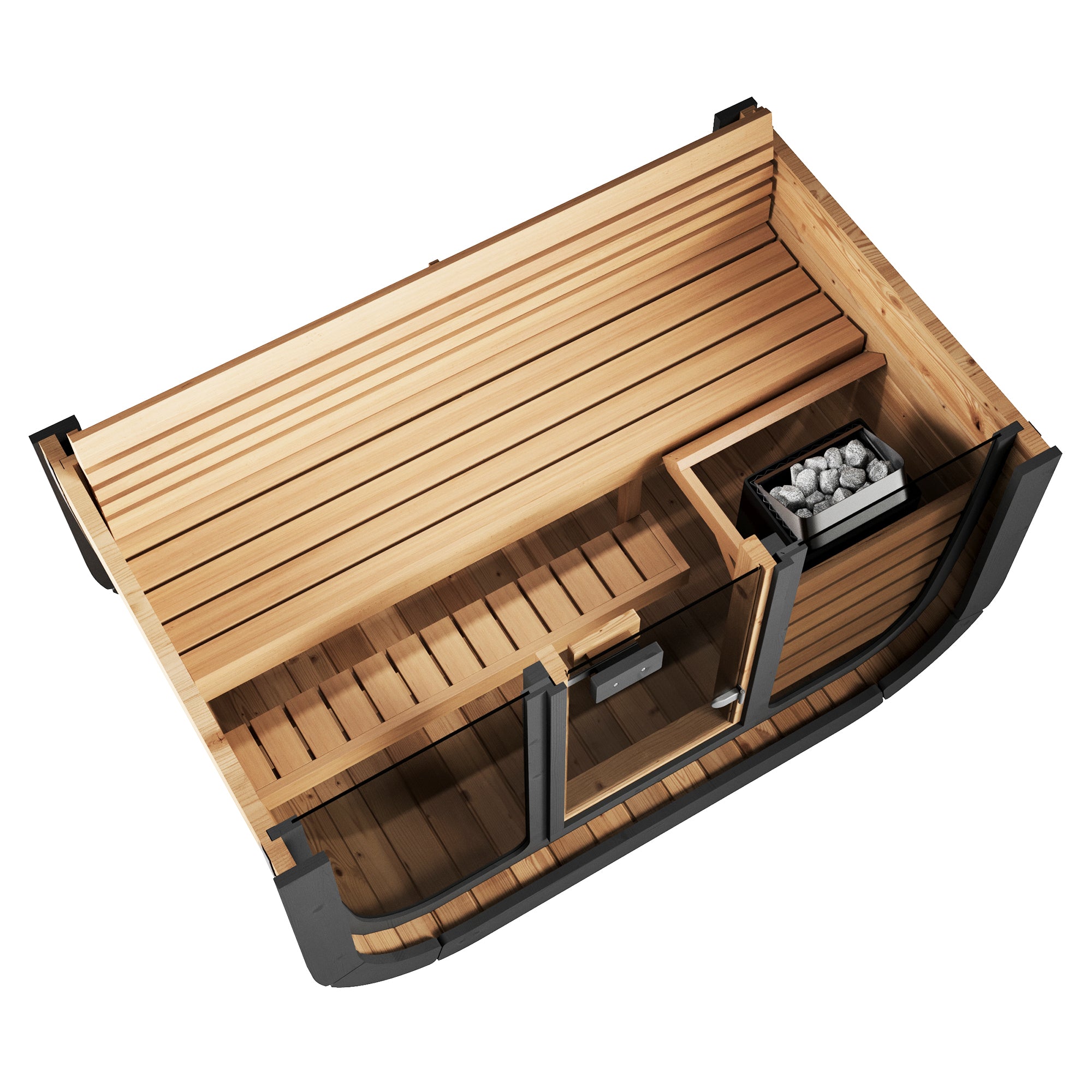 SaunaLife CL4G Cube-Series Outdoor Sauna Kit