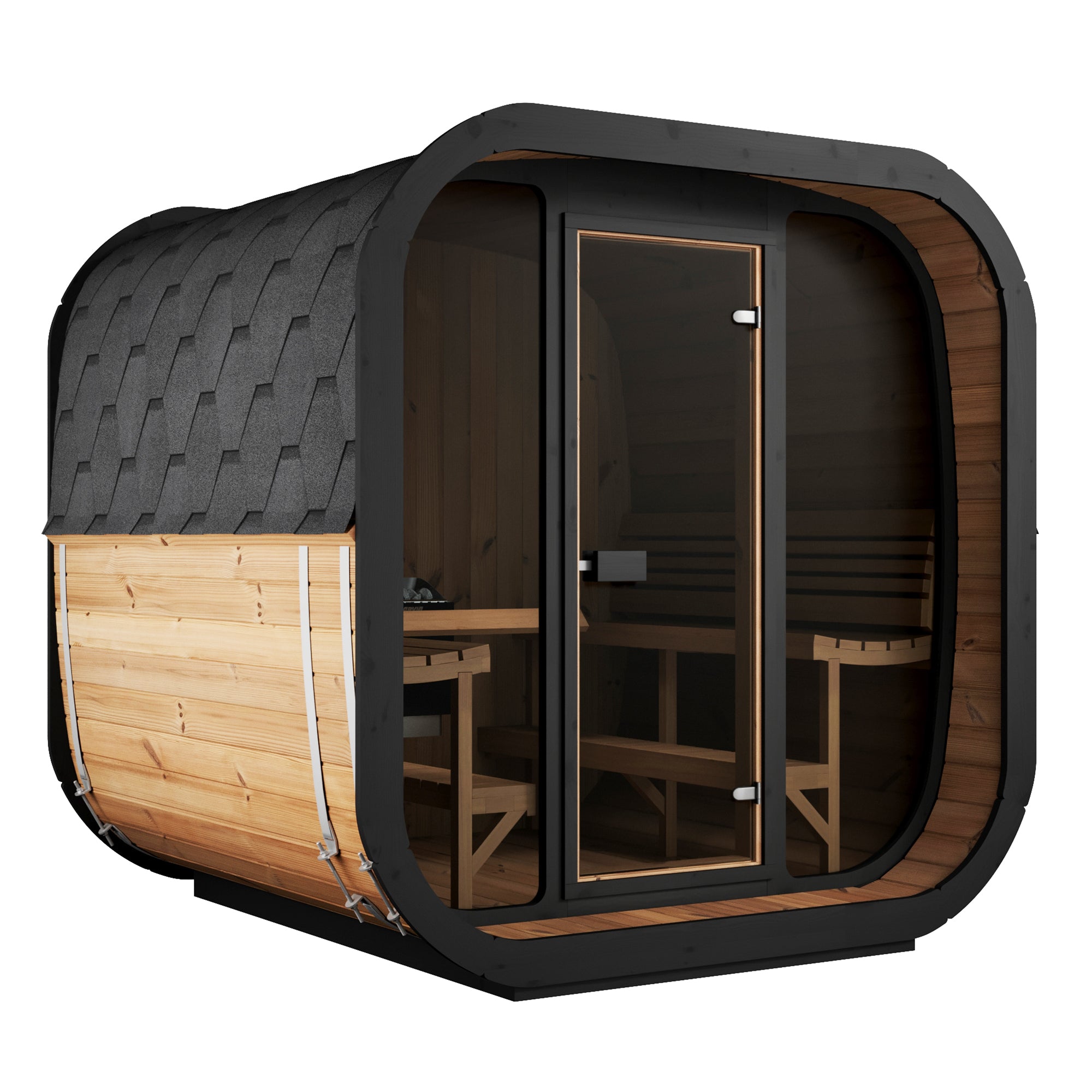 SaunaLife CL7G Cube outdoor Home Sauna