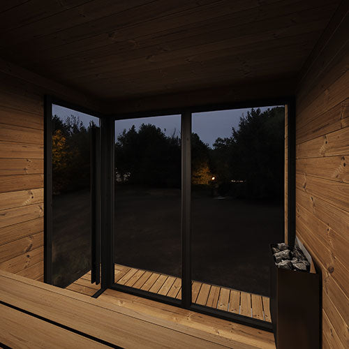 SaunaLife Garden Luxury 6-Person Outdoor Sauna