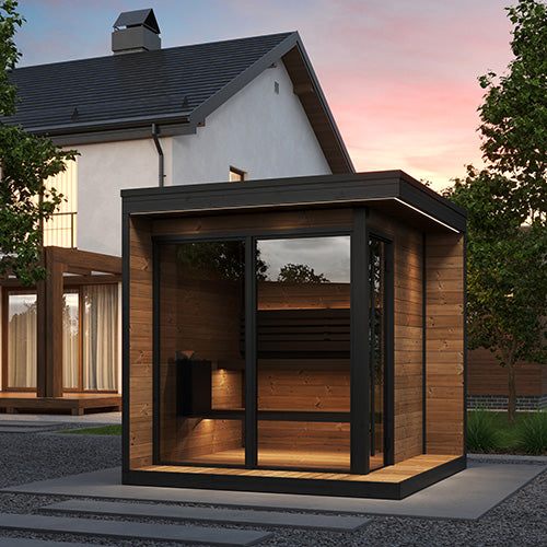 SaunaLife Garden Luxury 6-Person Outdoor Sauna