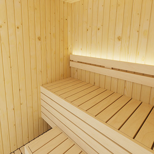 SaunaLife 2-Person XPERIENCE-Series Indoor Home Sauna