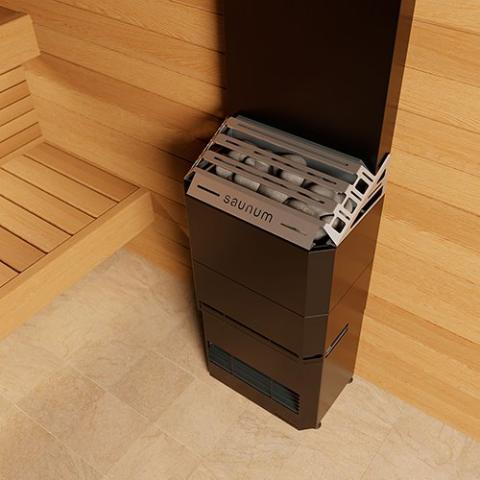 Saunum Air 7 Sauna Heater Anthracite Grey
