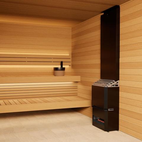 Saunum Air 7 Sauna Heater Anthracite Grey
