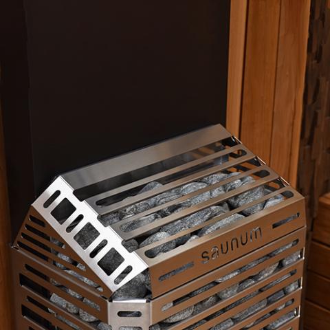 Saunum Air 7 Sauna Heater – 6.4kW (Nordic Black)