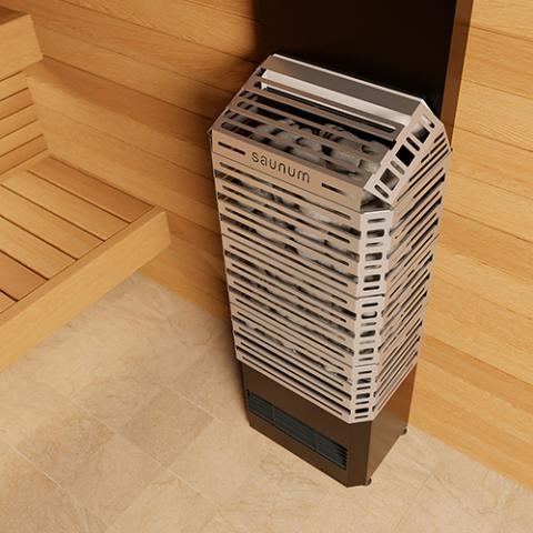 Saunum Air 7 Sauna Heater – 6.4kW (Nordic Black)
