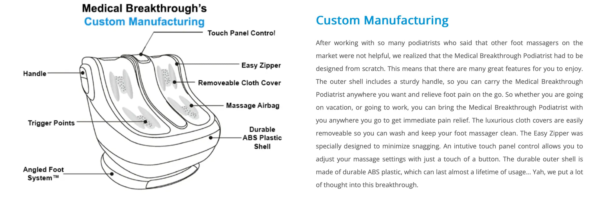 Podiatrist-Designed Foot Massager
