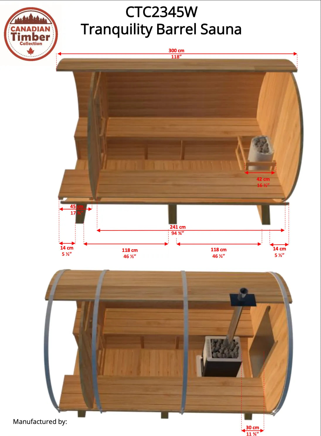 Eco friendly, best quality and reliable sauna.