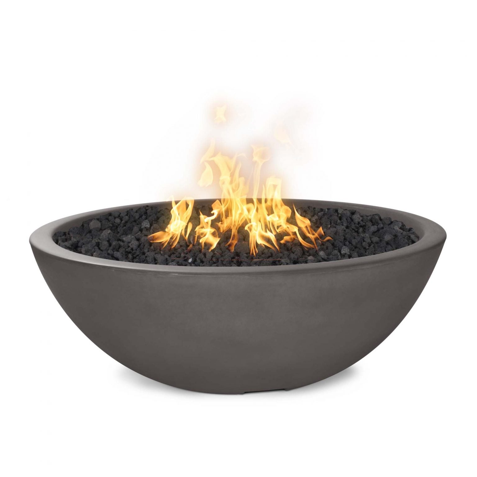 The Outdoor Plus Sedona GFRC Narrow‑Ledge Fire Pit