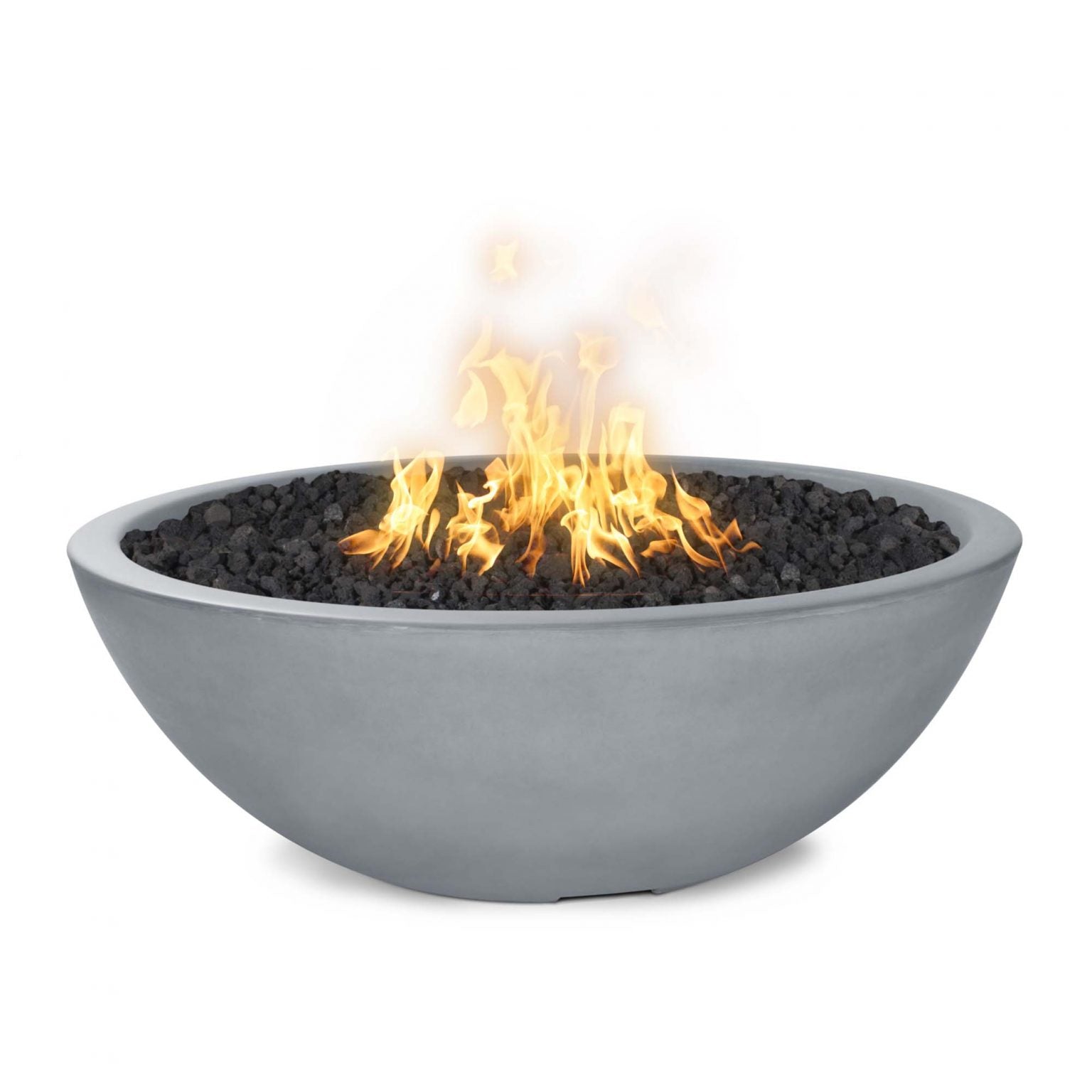 The Outdoor Plus Sedona GFRC Narrow‑Ledge Fire Pit