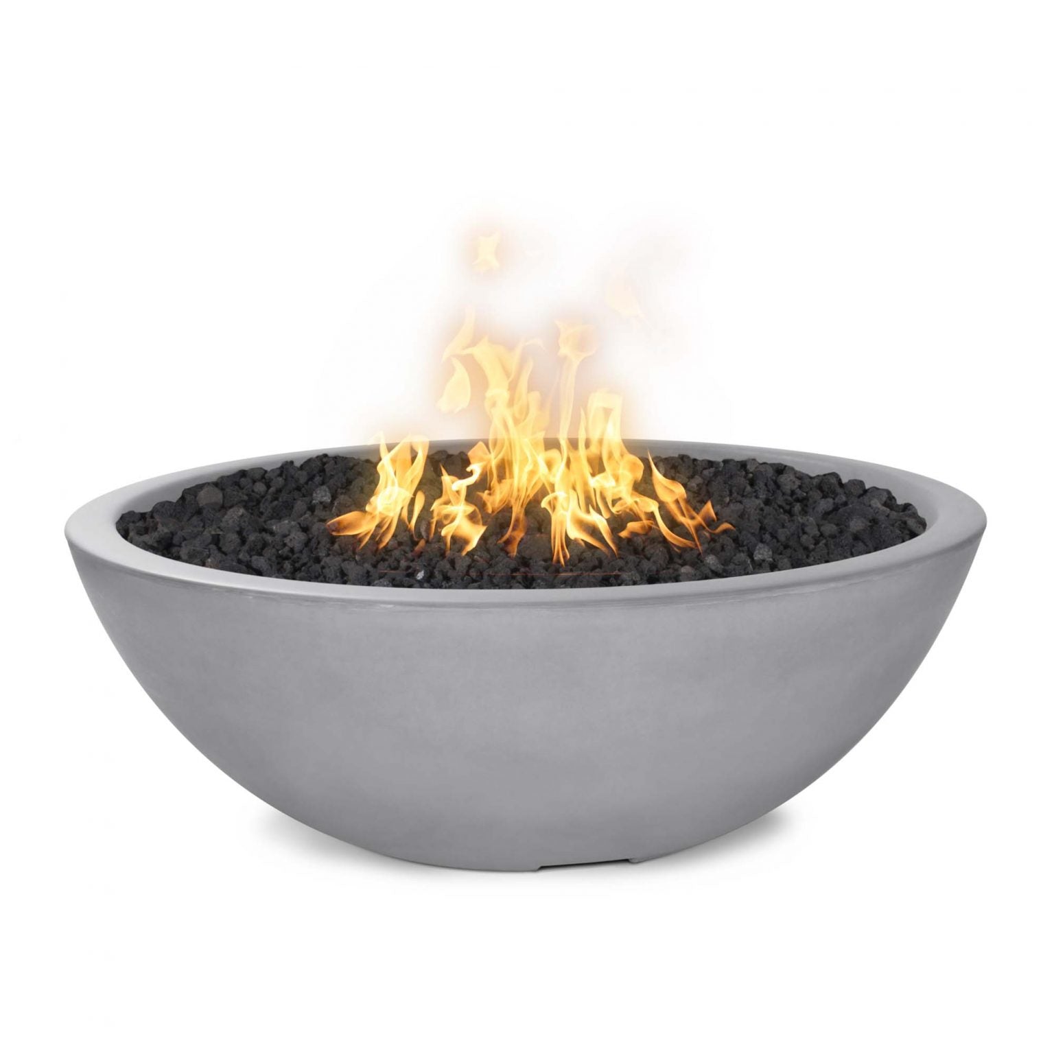 The Outdoor Plus Sedona GFRC Narrow‑Ledge Fire Pit