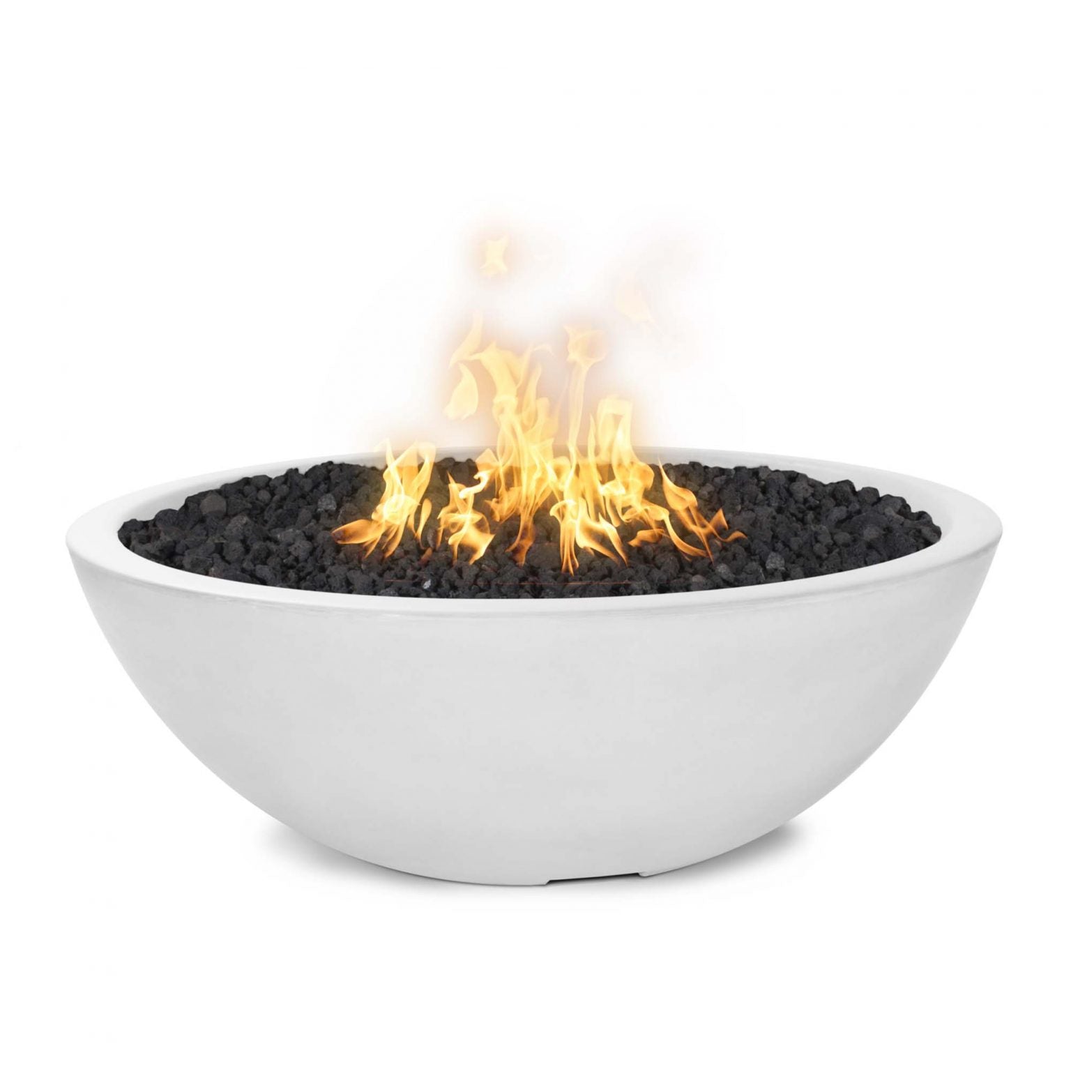 The Outdoor Plus Sedona GFRC Narrow‑Ledge Fire Pit