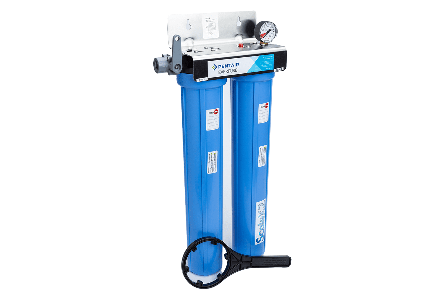 ASX200 Dual Cartridge ScaleX Water Filtration System By Amerec - elitewellnesshq steam room essentials 9209-020