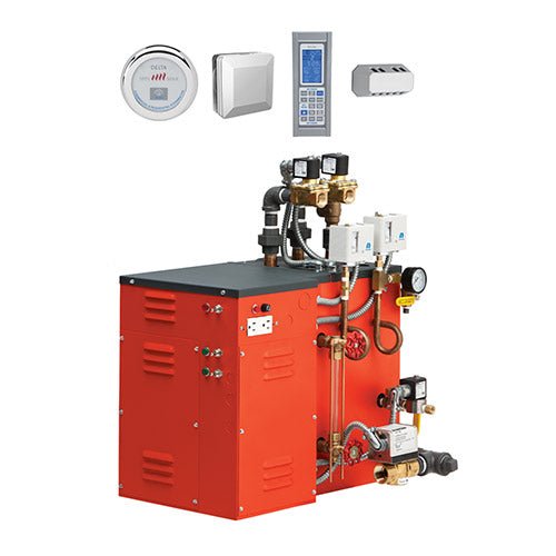 DELTA® Commercial Steam Generator 9kW Package with Control & Steam head - elitewellnesshq Steam generator 5COM09-PAC-609-208-01
