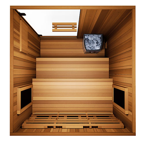 4 Person Full-Spectrum Infrared Sauna by Finnmark