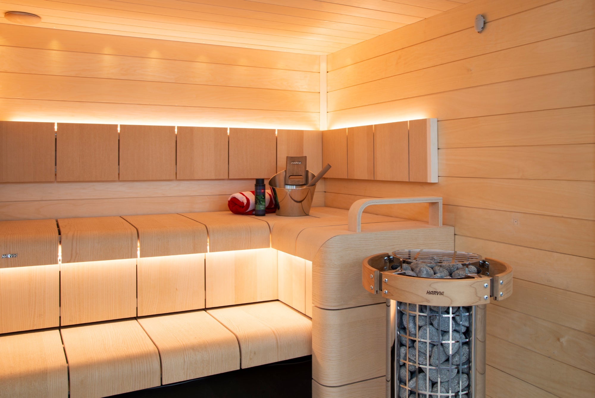 Harvia Cilindro PC90 9kW Stainless Steel Heater - elitewellnesshq Sauna Heaters HPCS9U1HB