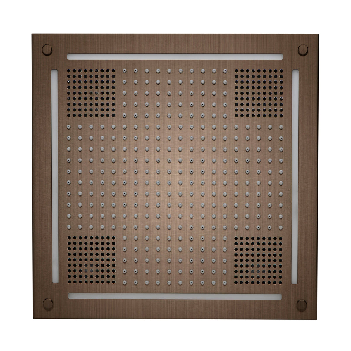 HVLSRSQ-AN - elitewellnesshq Antique Nickel (Square - Rain + Chromatherapy + Audiotherapy)