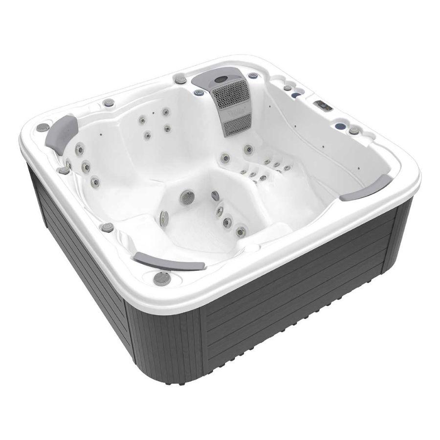 Luxurious 6 - person hot tub MyMusic 2.0 Sound System • Exceptional Hydrotherapy - elitewellnesshq Fibreglass Pools SPA-WM00717SFCSMG25