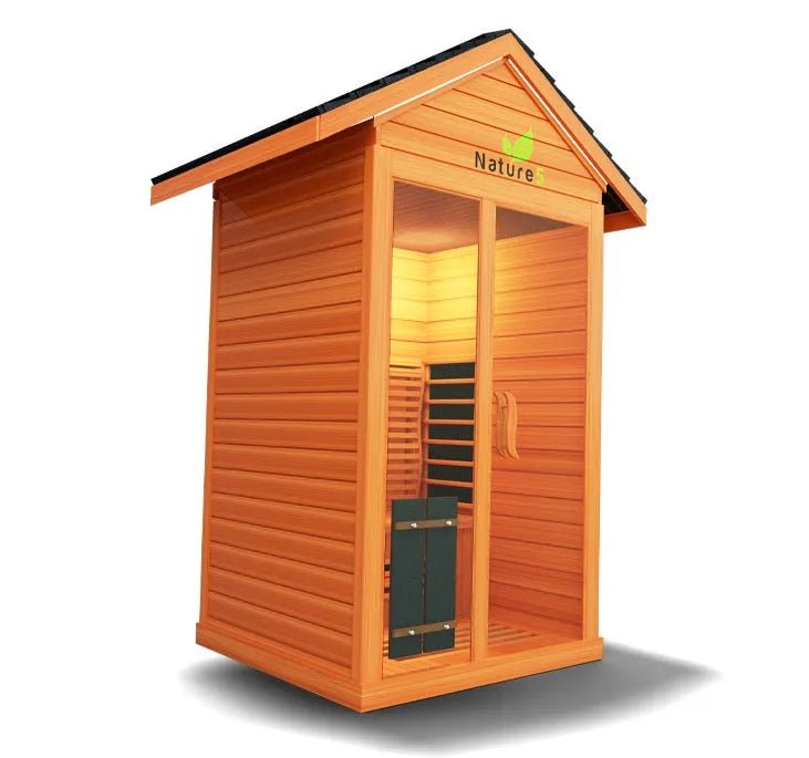 Nature Outdoor 2 - Person Sauna - elitewellnesshq Saunas NAT5