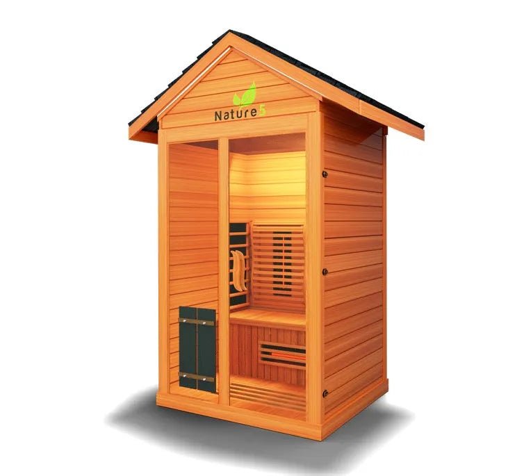 Nature Outdoor 2 - Person Sauna - elitewellnesshq Saunas NAT5