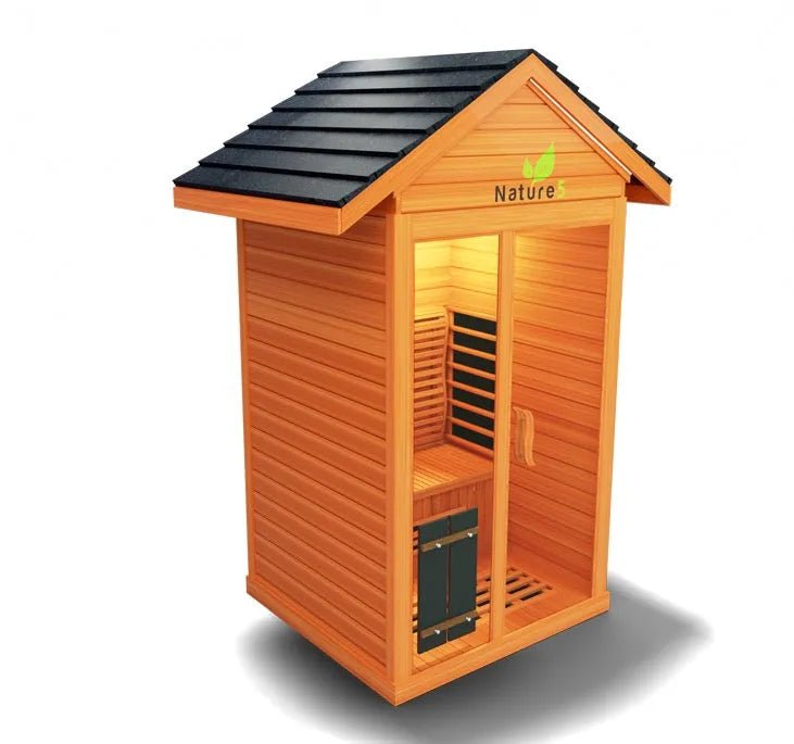 Nature Outdoor 2 - Person Sauna - elitewellnesshq Saunas NAT5