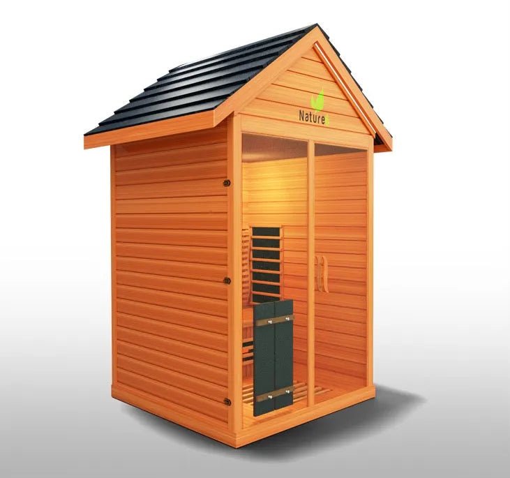 Nature Outdoor 3 - Person Sauna - elitewellnesshq Saunas NAT6