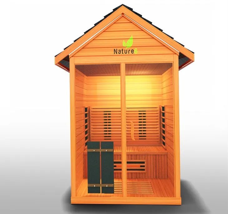 Nature Outdoor 3 - Person Sauna - elitewellnesshq Saunas NAT6