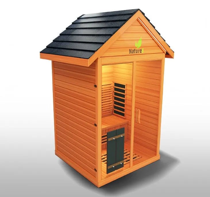 Nature Outdoor 3 - Person Sauna - elitewellnesshq Saunas NAT6