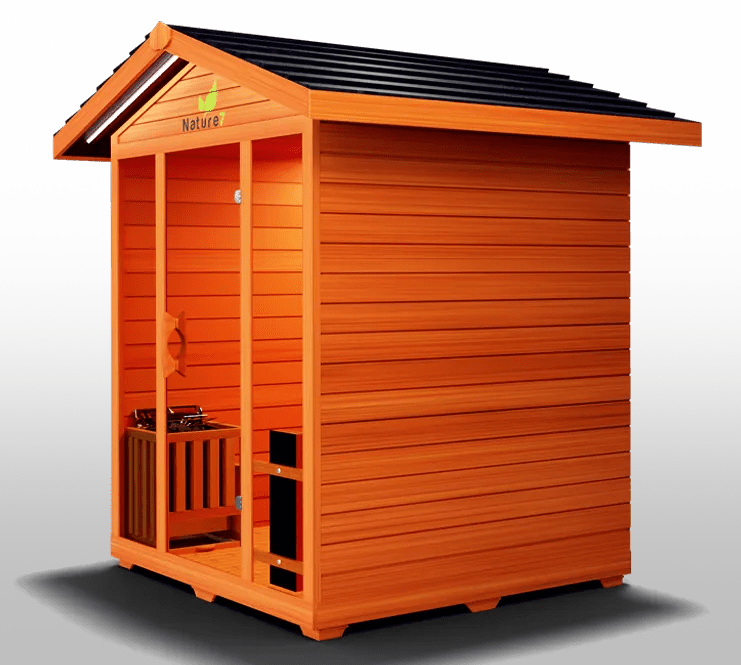 Nature Outdoor Hybrid 4 Person Sauna - elitewellnesshq Saunas NAT7