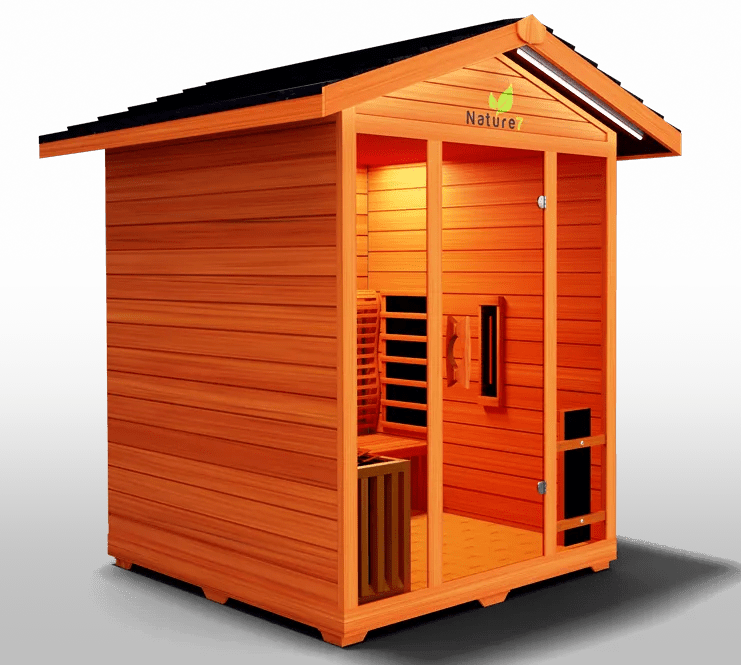 Nature Outdoor Hybrid 4 Person Sauna - elitewellnesshq Saunas NAT7