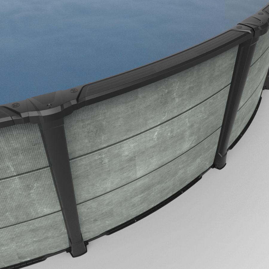 Newtown Above Ground Pool by Carvin | Woodgrain Finish - elitewellnesshq Above Ground Pools AGP-97526215-BUNDLE