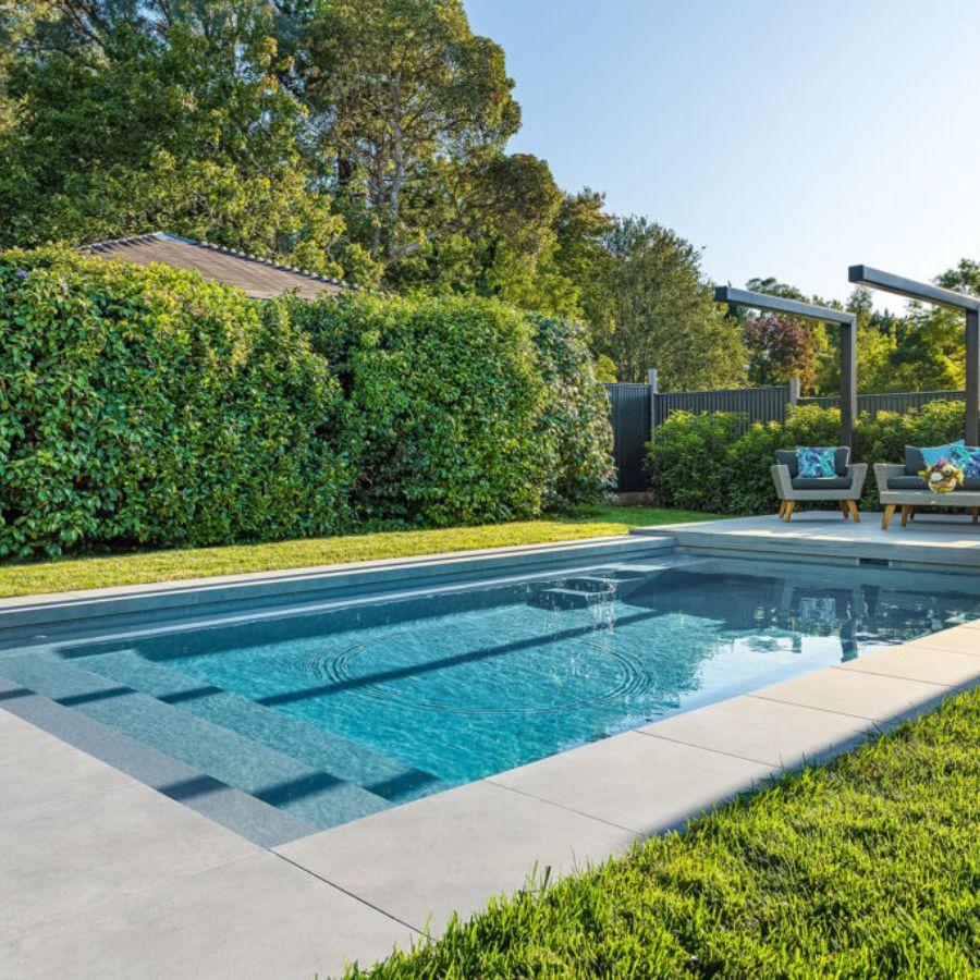 Rectangular fiberglass pool 13′ 3″ x 23′ 8 - elitewellnesshq Fibreglass Pools FGP-STATURE1323