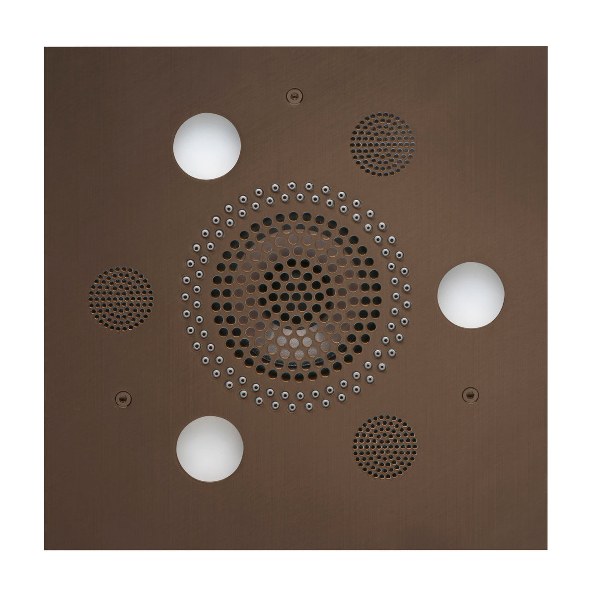 SLSRSQ-ORB - elitewellnesshq Oil Rubbed Bronze (Square - Rain + Chromatherapy + Audiotherapy)