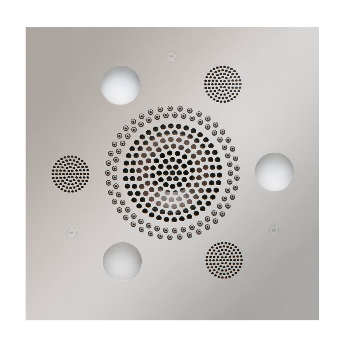 SLSRSQ-PC - elitewellnesshq Polished Chrome (Square - Rain + Chromatherapy + Audiotherapy)