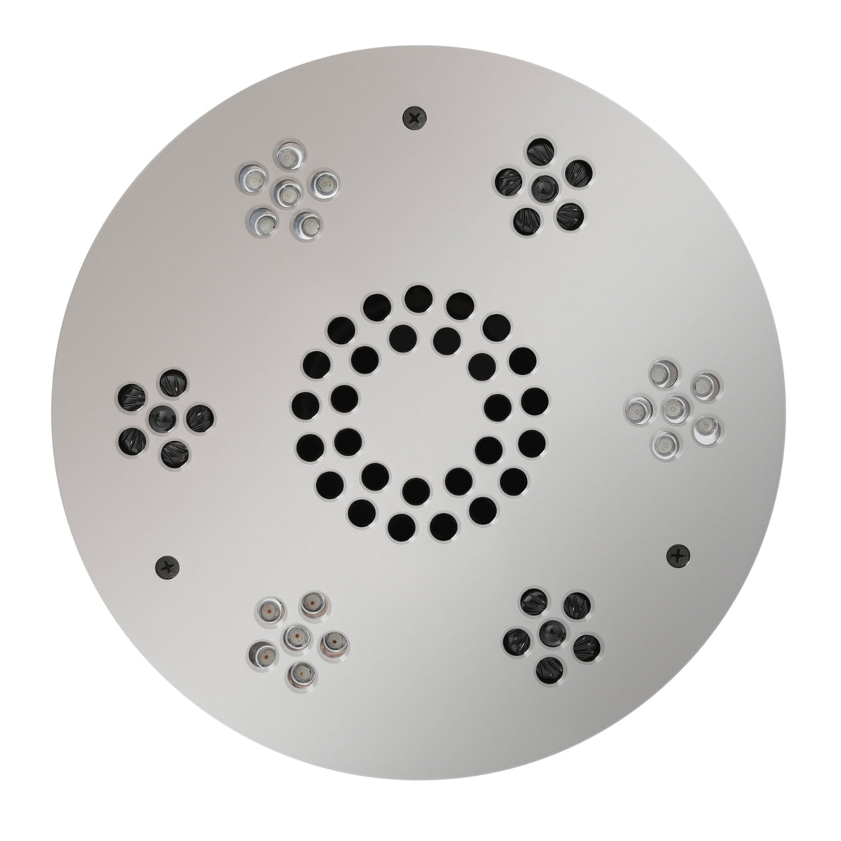 SLST-PC - elitewellnesshq Polished Chrome (Round - Chromatherapy + Audiotherapy)