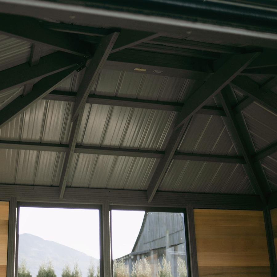 Sofia 11' x 11' Enclosed Gazebo - elitewellnesshq gazebo Fur-5678cl