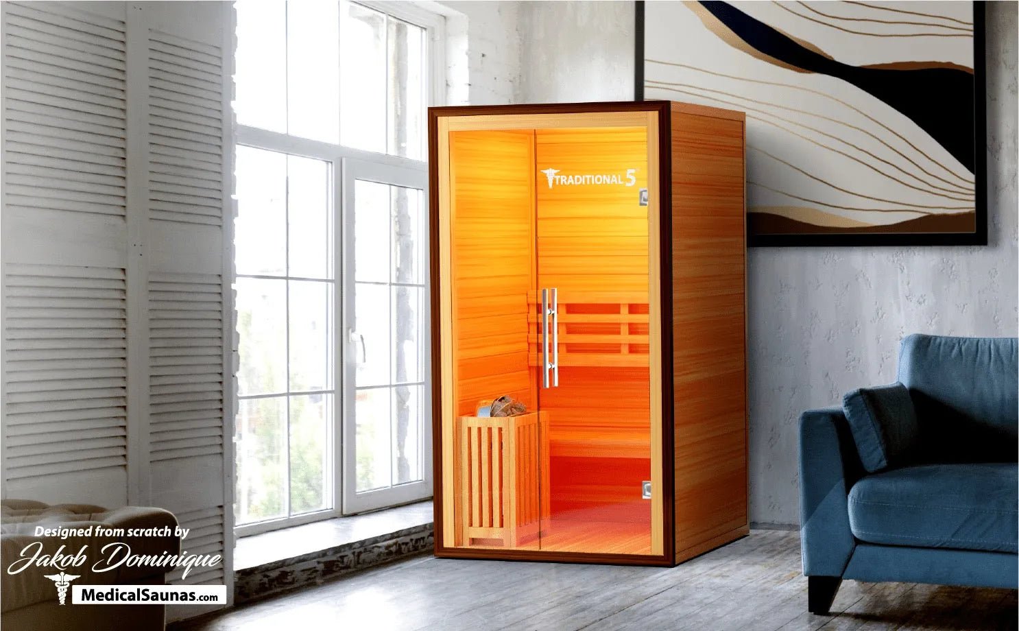 Traditional 2 Person Steam Sauna - elitewellnesshq Saunas MBTS5