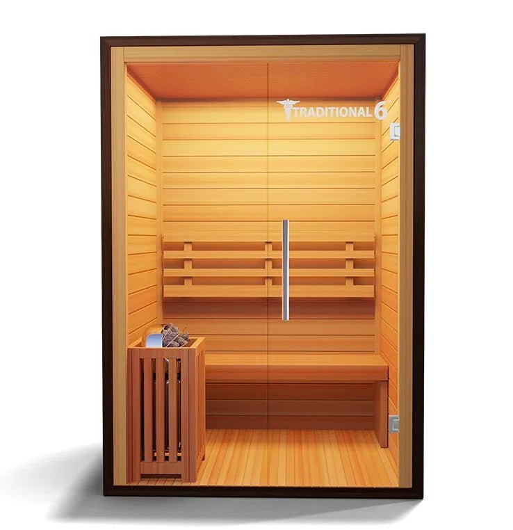 Traditional 3 Person Steam Sauna - elitewellnesshq Saunas MBTS6